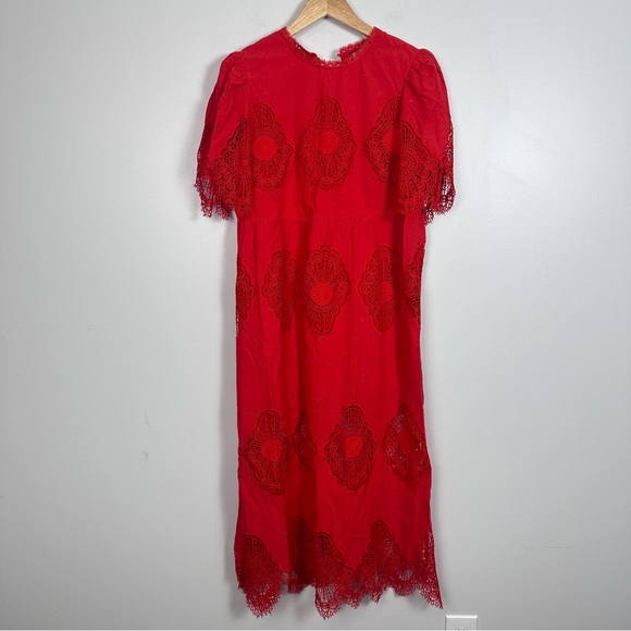 TUCKERNUCK Red Catalina Dress LARGE - Picture 7 of 12